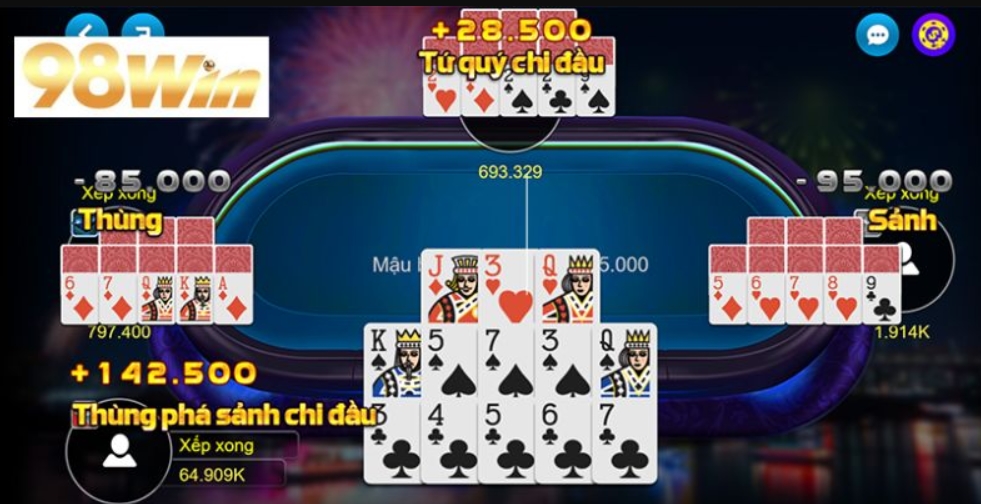 Luật chơi game mậu binh online 98Win cho người mới bắt đầu